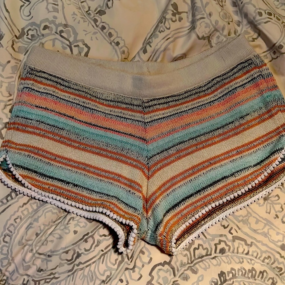 Goddis striped shorts